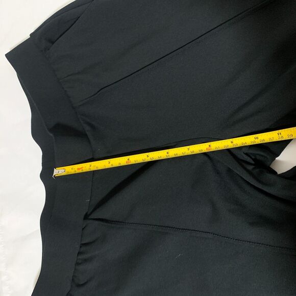 Mondetta women's pintuck straight leg pant performance luxury black color sizeM - Picture 4 of 4